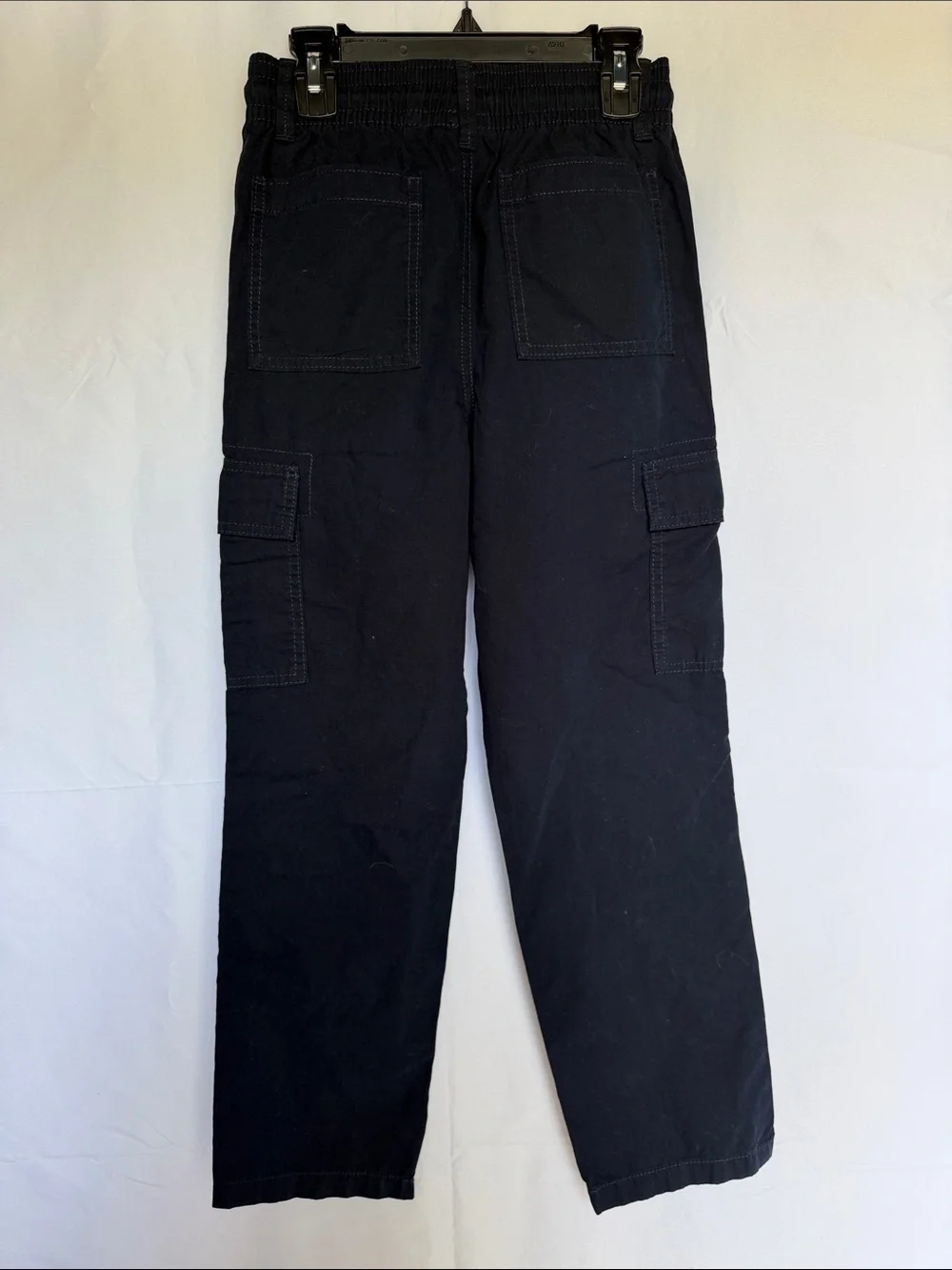 3 Pair boys pants cargo jogger uniform elastic waist autism friendly sz 10 GAP